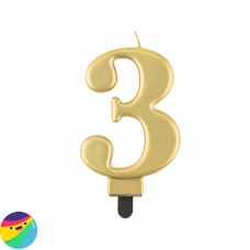 Svečka zlata št. 3